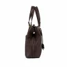 Sac à bandoulière femme 004-1g chocolat foncé