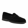 Mocassins femme 6082-1 velours noir
