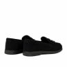 Mocassins femme 6082-1 velours noir