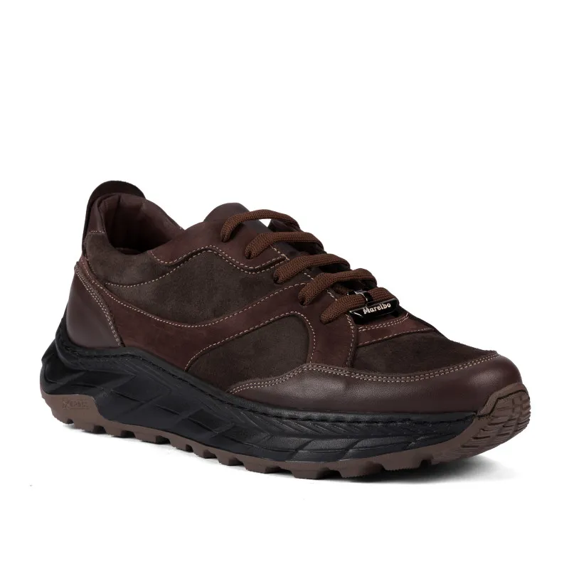 Chaussures décontractées/sport pour hommes 996 café velours combiné