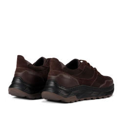 Chaussures décontractées/sport pour hommes 996 café velours combiné