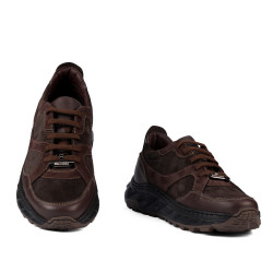Chaussures décontractées/sport pour hommes 996 café velours combiné
