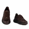 Chaussures décontractées/sport pour hommes 996 café velours combiné