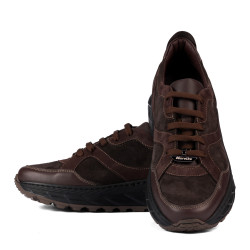 Chaussures décontractées/sport pour hommes 996 café velours combiné