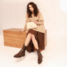 Bottes femme 3412 cacao lifestyle