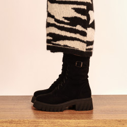 Bottes femme 3401 buffle noir lifestyle