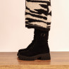 Bottes femme 3401 buffle noir lifestyle