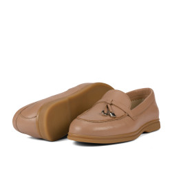 Mocassins femme 6082 biz nude