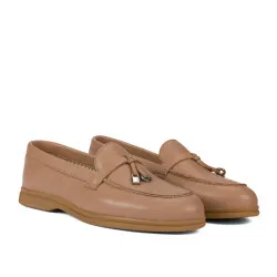 Mocassins femme 6082 biz nude