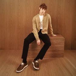 Chaussures casual homme 992 kaki combiné lifestyle