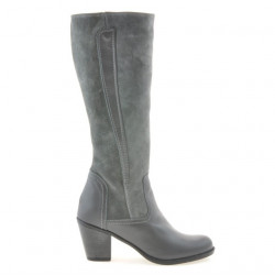 Bottes femme 3277 gris combiné