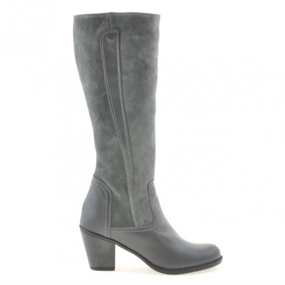 Bottes femme 3277 gris combiné Bottes femme 3277 gris combiné