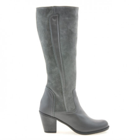 Bottes femme 3277 gris combiné