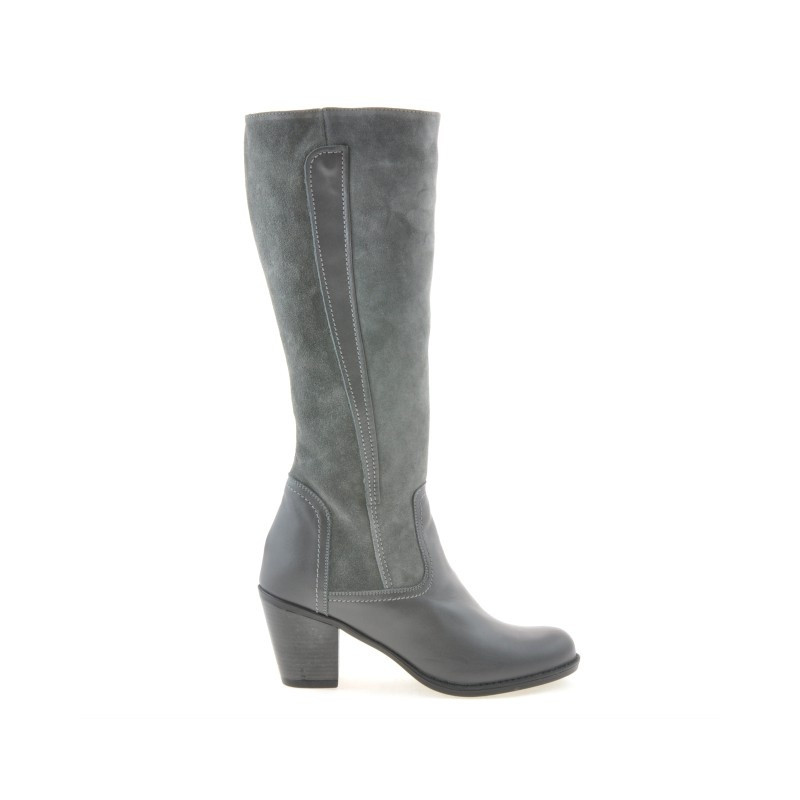 Bottes femme 3277 gris combiné