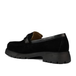Chaussures casual femme 6099 bufalo noir combiné