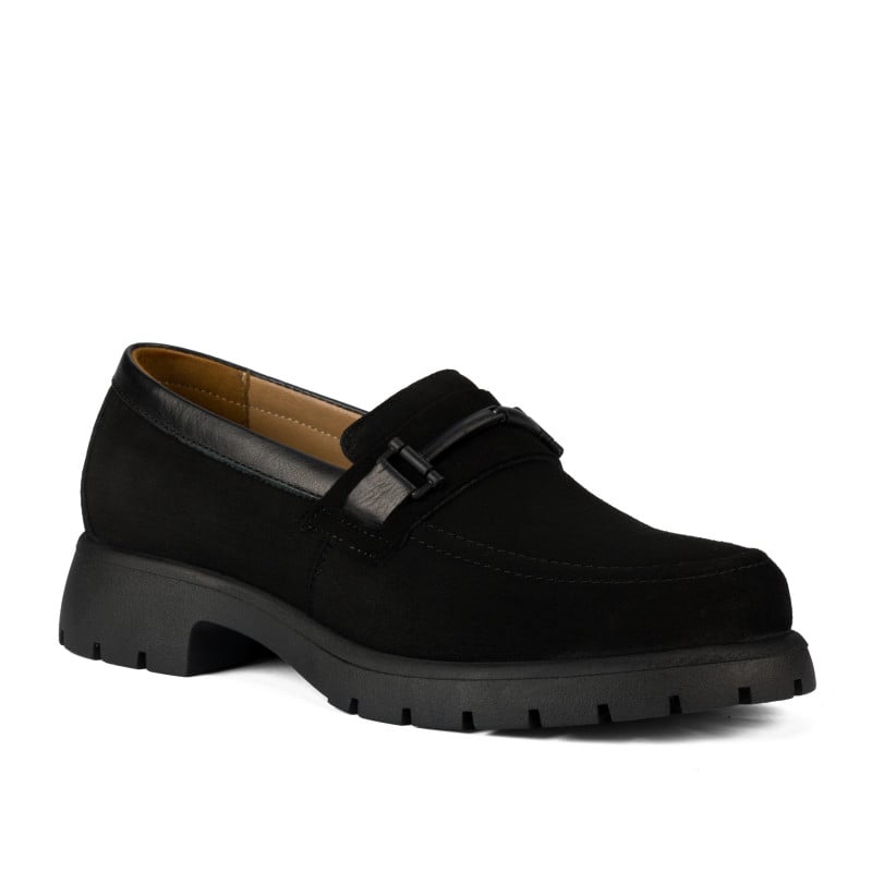 Chaussures casual femme 6099 bufalo noir combiné