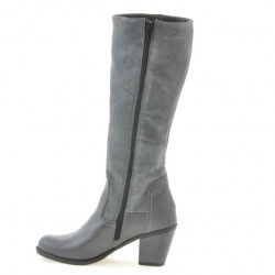 Bottes femme 3277 gris combiné