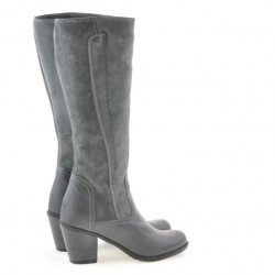 Bottes femme 3277 gris combiné