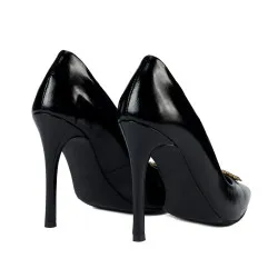 Chaussures élégantes femme 1364 vernis noir