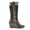 Bottes femme 3221 café combiné