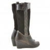 Bottes femme 3221 café combiné
