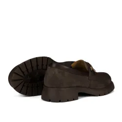 Chaussures décontractées femme 6099 bufo café combiné