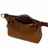 Sac à main pour femme 037-1g daim marron