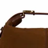 Sac à main pour femme 037-1g daim marron