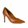 Chaussures élégantes femme 1325 marron cognac