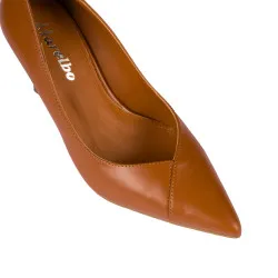 Chaussures élégantes femme 1325 marron cognac