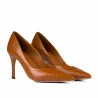 Chaussures élégantes femme 1325 marron cognac