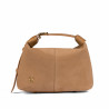 Sac à main pour femme 037-1g en daim nude