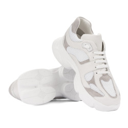 Chaussures de sport femme 6102 blanc combiné