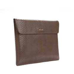 Housse d'ordinateur portable 309g croco taupe