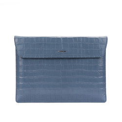 Housse d'ordinateur portable 309g 01 croco bleu
