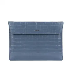 Housse d'ordinateur portable 309g 01 croco bleu