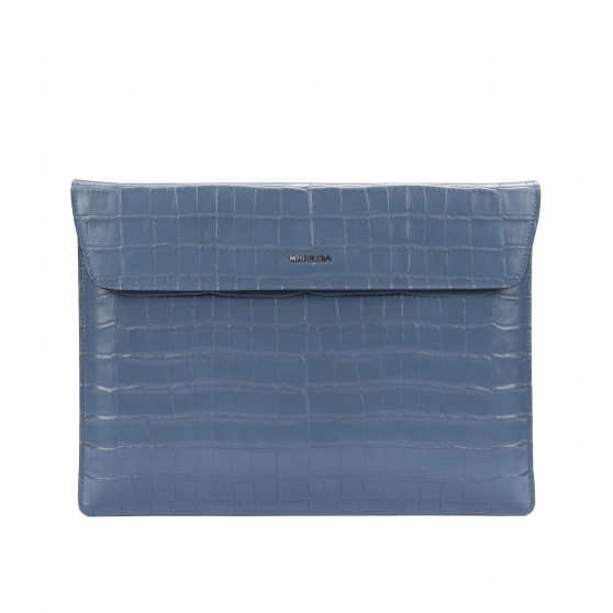 Housse d'ordinateur portable 309g 01 croco bleu