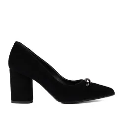 Chaussures élégantes femme 1361 velours noir