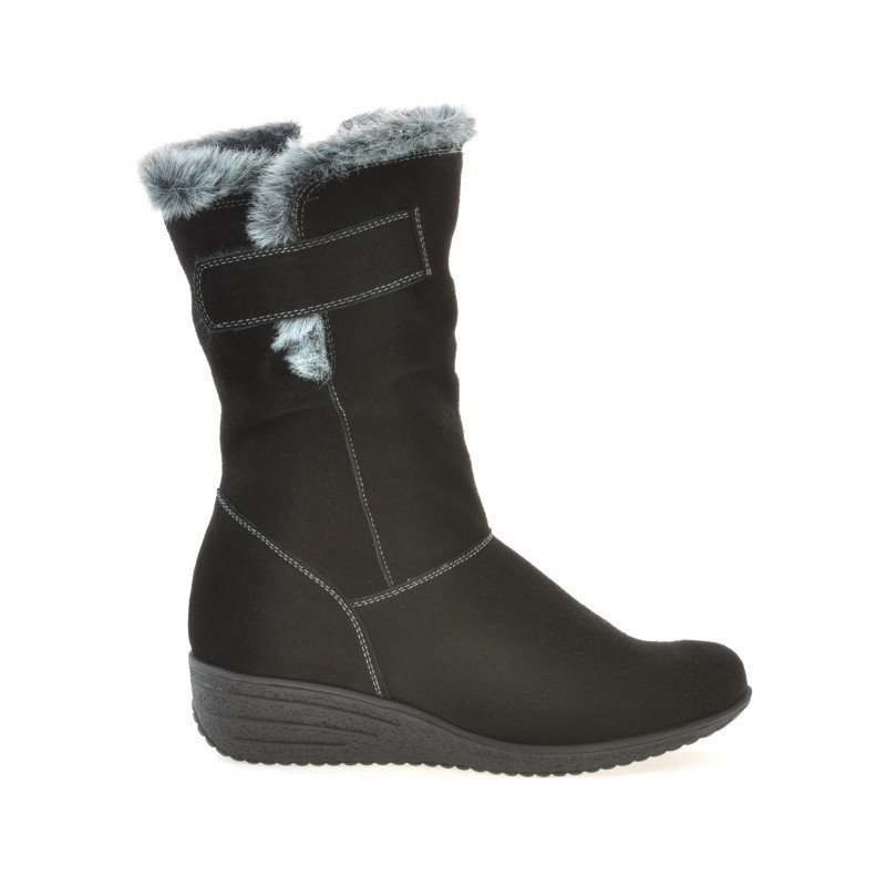 Bottes femme 3246 noir velours