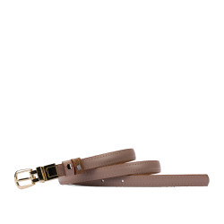 Ceinture femme 45mc bicolore biz marron+nude