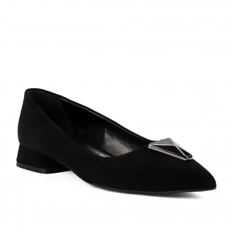 Ballerines femme 1360 velours noir
