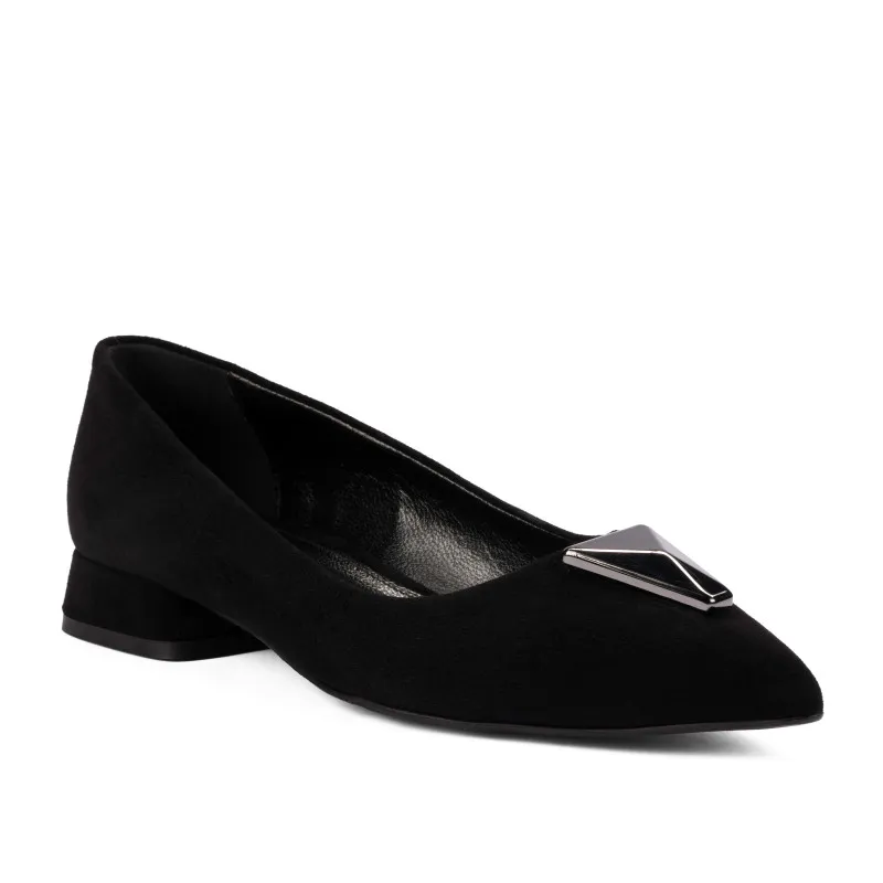 Ballerines femme 1360 velours noir