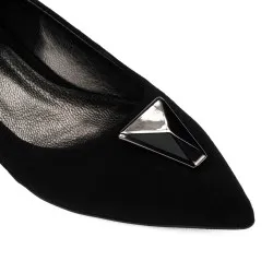 Ballerines femme 1360 velours noir