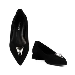 Ballerines femme 1360 velours noir