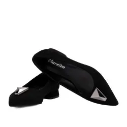 Ballerines femme 1360 velours noir