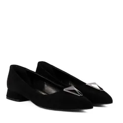 Ballerines femme 1360 velours noir