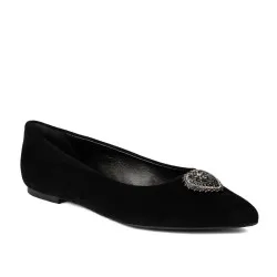 Ballerines femme 1362 velours noir