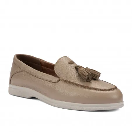 Mocassins femme 6096 biz cappuccino