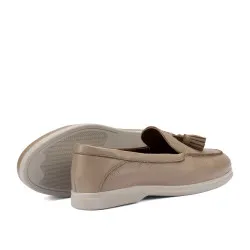 Mocassins femme 6096 biz cappuccino