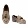 Mocassins femme 6096 biz cappuccino